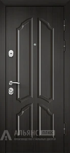 Входная дверь Black с максимальной звукоизоляцией №44 внешняя - фото