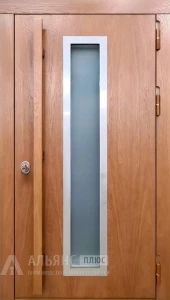 Входная дверь с наружной МДФ-плитой / терморазрывом полотна и короба и металлическим наличником №8 внутренняя - фото