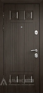 Межкомнатная дверь для квартиры с Венге цветом внутренней и наружной стороны №13 внутренняя - фото