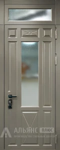 Дверь в частный дом с фрезерованной панелью и двойным контуром уплотнения №6 внешняя - фото