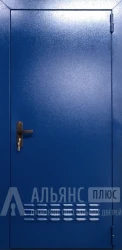 Фото «Сварная техническая дверь в котельную с вентиляцией и отделкой порошок №2»