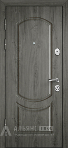 Входная дверь Black с гладкой панелью №35 внутренняя - фото