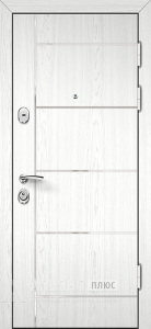 Утепленная дверь Сенатор с минеральной плитой высокой плотности (белый цвет) №29 внешняя - фото