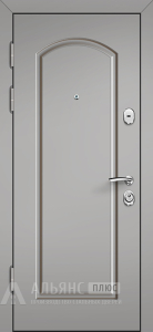 Белая входная дверь в загородный дом со звукоизоляционным слоем для простого интерьера №13 внутренняя - фото