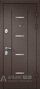 Квартирная дверь с повышенной шумоизоляцией обеспечивающая тишину и комфорт №16 внешняя - фото