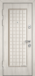 Шпоновая входная дверь для квартиры №41 внутренняя - фото