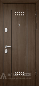 Прочная дверь Венге с антикоррозийным покрытием и высоким уровнем термостойкости №3 внешняя - фото