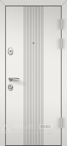 Дверь цвета Слоновая кость для сталинской квартиры №27 внешняя - фото