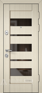 Статусная дверь Престиж в светлых тонах №19 внешняя - фото