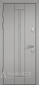 Дизайнерская дверь грей со стеклянным молдингом Black Модерн №51 внутренняя - фото