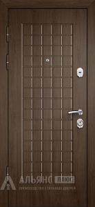 Входная дверь с покрытием Антрацит для квартирного проема №19 внутренняя - фото