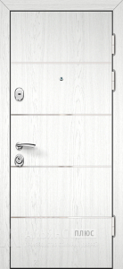 Дверь мдф с двух сторон с атмосферостойким покрытием №14 внешняя - фото