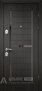 Квартирная дверь Black покрытие Экошпон №9 внешняя - фото