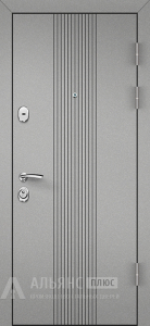 Входная дверь Bianco с молдингом №30 внешняя - фото