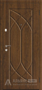 Дверь с полной теплоизоляцией и графитовым покрытием №57 внешняя - фото