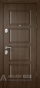 Входная дверь цвета Капучино (Cappuccino) №15 внешняя - фото