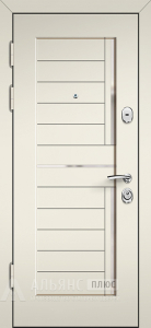 Глянцевая дверь покрытие черный ламинат №37 внутренняя - фото