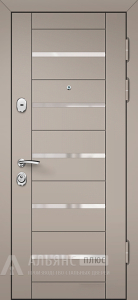 Дверь на усиленных петлях для квартиры №5 внешняя - фото