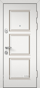 Дверное полотно Кристалл с полимерно-порошковым покрытием №30 внешняя - фото