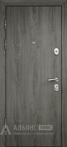 Входная дверь Bianco с молдингом №30 внутренняя - фото