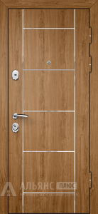 Утепленная дверь с наполнителем для нестандартных габаритов №16 внешняя - фото