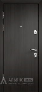 Входная дверь покрытие белая эмаль №12 внутренняя - фото