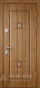 Шпоновая входная дверь для квартиры №41 внешняя - фото