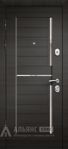 Звукопоглощающая входная дверь с резиновым уплотнителем №17 внутренняя - фото