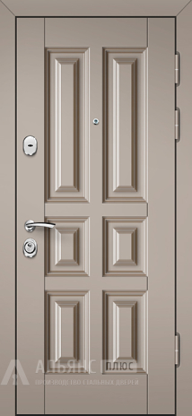 Фото «Филенчатая дверь теплого цвета со стандартной отделкой внутри №4»