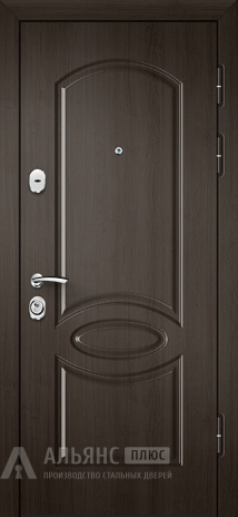 Фото «Квартирная дверь с зеркалом входная классик №14»